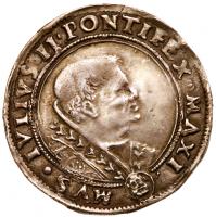 Papel States. Bologna. Julius II (1503-1513). Silver Giulio, undated