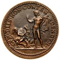 Parma. Ottavio Farnese, Duke of Parma and Piacenza (1547-1586). Bronzed Medal, undated - 2