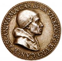 Pavia. Ascanio Maria Sforza (1479-1505). Silver Medal, undated