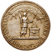 Pavia. Ascanio Maria Sforza (1479-1505). Silver Medal, undated - 2