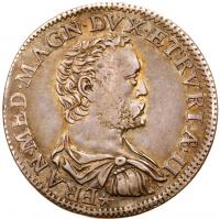 Tuscany. Francesco I de'Medici (1574-1587). Silver Testone, 1575