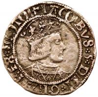 James V (1513-1542). Silver Groat, undated