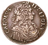 Charles II (1660-1685). Silver Merk, 1671