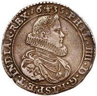 Philip IV of Spain (1621-1665). Silver Ducatone, 1635