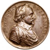 Gustav II Adolf (1611-1632). Silver Medal, undated