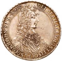 OlmÃ¼tz. Karl III, Duke of Lorraine (1695--1711). Silver Taler, 1705