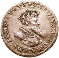 Holy Roman Emperor. Charles V, Emperor (1519-1556). Cast Silver Medal, dated 1545