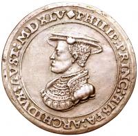 Holy Roman Emperor. Charles V, Emperor (1519-1556). Cast Silver Medal, dated 1545 - 2