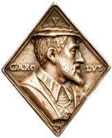 Holy Roman Emperor, Charles V, Emperor (1519-1556). Cast Silver Medal 1547