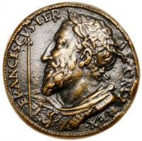 Francis I (1515-1547). Cast Bronze Medal, undated