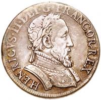 Henry II (1547-1559). Silver Teston "au Moulin", 1554-A