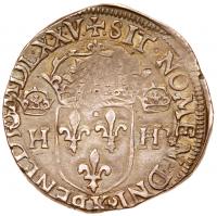 Henry III (1574-1589). Silver Teston, 1575-G - 2