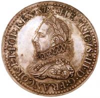 Henry III (1574-1589). Silver Medal, dated 1578