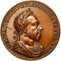Louis XIII (1610-1643). Bronze Medal, 1627