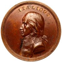 Napoleon Bonaparte. "Treaty of Campo Formio" Medal, 1797