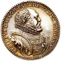 Bavaria. Albert V (1550-1579). Cast Silver Medal, undated (c.1576)