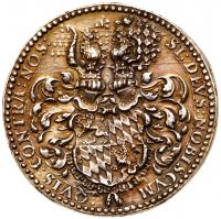 Bavaria. Albert V (1550-1579). Cast Silver Medal, undated (c.1576) - 2