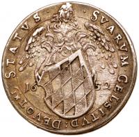 Bavaria. Ferdinand Maria (1651-1679). Silver Striking of 3 Ducats, 1652 - 2