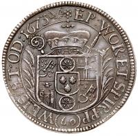 Mainz. Lothar Friedrich Von Metternich-Burscheid (1673-1675). Silver 60 Kreuzers, 1673 - 2