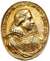 Pfalz. Frederick, Count Palatine (1596-1632), Frederick V of Bohemia (1619-1632). Oval medal, 1613