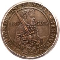 Saxony. Johann Georg I (1616-1656). Silver Taler, 1617