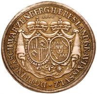 Schwarzenberg. Ferdinand Wilhelm Eusebius (1683-1703). Silver Taler, 1696-MIM - 2