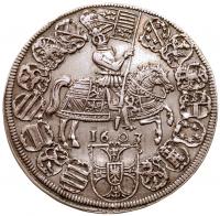 Teutonic Order. Maximilian I of Austria (1588-1618). Silver Taler, 1603 - 2