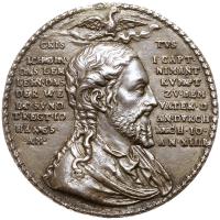 Martin Luther (1483-1546). Silver Cast Medal, 1521 - 2