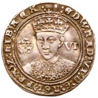 Edward VI (1547-1553). Fine Silver issue Sixpence, undated