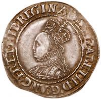 Elizabeth I (1558-1603). Silver Shilling, undated