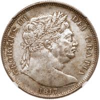 George III (1760-1820). Silver Halfcrown, 1817