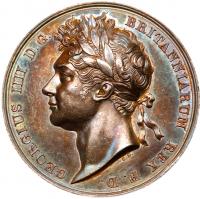 George IV (1820-1830). Coronation Silver Medal, 1821