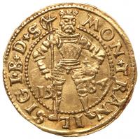 SIGISMUND BATHORI / BÃTHORI ZSIGMOND (1581-1602). Gold Ducat/Aranyforint, 1584