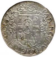 MICHAEL APAFI / APAFI MIHÃLY (1661-1690). Silver Taler/TallÃ©r, 1672 BT - 2