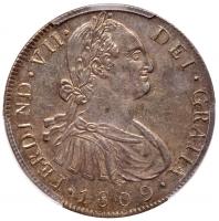 Ferdinand VII (1808-1821) Silver 8 Reales, 1809-NG M