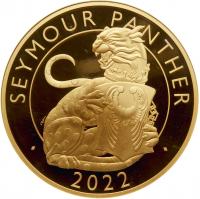 Elizabeth II (1952-). Gold Proof Ten Ounces of Five Hundred Pounds, Seymour Panther, 2022 - 2