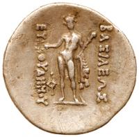 Baktrian Kingdom. Euthydemos II. Silver Drachm (4.03 g), ca. 185-180 BC - 2