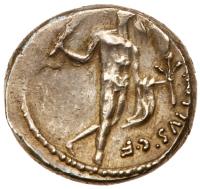 C. Antius Restio. Silver Denarius (3.93 g.), 47 BC - 2