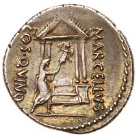 P. Cornelius Lentulus Marcellinus. Silver Denarius (3.72 g), 50 BC - 2