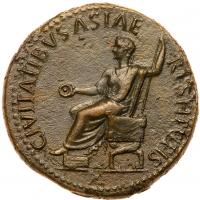 Tiberius. Ã Sestertius (26.44 g), AD 14-37