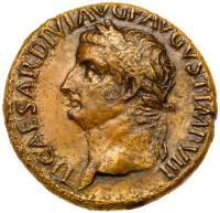 Tiberius. Ã Dupondius (13.69 g), AD 14-37