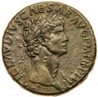 Claudius. Ã Sestertius (27.50 g), AD 41-54