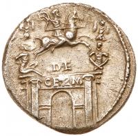 Nero Claudius Drusus. Silver Denarius (3.74 g), died 9 BC - 2