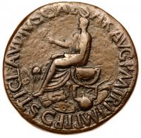 Nero Claudius Drusus. Ã Sestertius (25.99 g), died 9 BC - 2