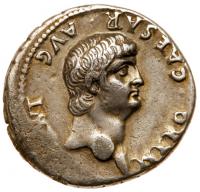 Nero. Silver Denarius (3.40 g), AD 54-68