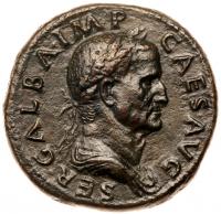 Galba. Ã Sestertius (26.48 g), AD 68-69