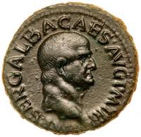 Galba. Ã Dupondius (10.75 g), AD 68-69