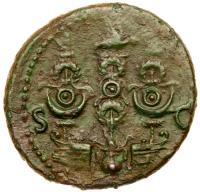 Galba. Ã As (12.01 g), AD 68-69 - 2