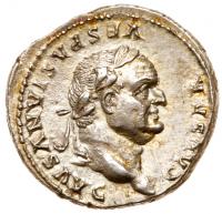 Vespasian. Silver Denarius (3.32 g), AD 69-79