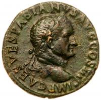 Vespasian. Ã As (12.08 g.) AD 69-79